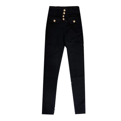 Jeans Skinny Talle Alto Elástico Estilo Coreano Mujer - Image 16