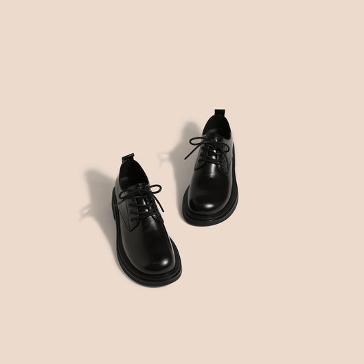 Zapatos de Cuero para Mujer con Cordones y Suela Plana - Versátiles y Cómodos - Image 6
