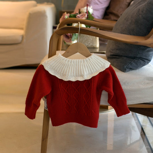 Cardigan Escolar Coreano para Niñas con Solapa - Image 2