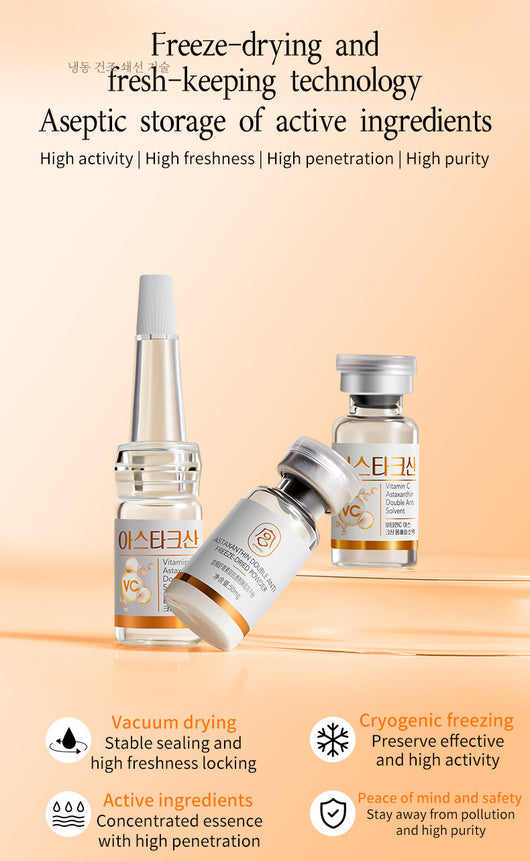 Sérum Astaxantina Antiedad con Polvo Liofilizado - Crema Hidratante Elástica Transparente - Image 16
