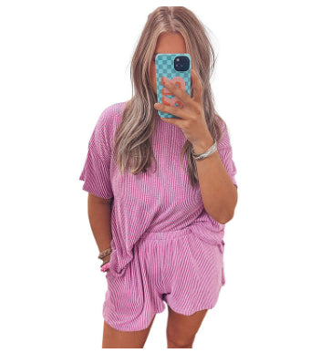 Conjunto de Dos Piezas: Camiseta y Shorts para Mujer - Image 12