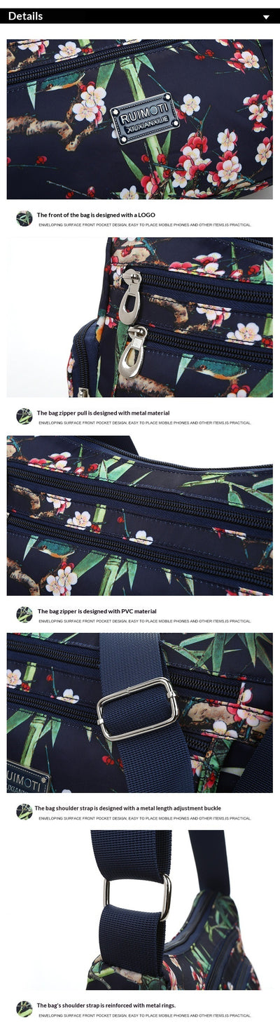 Bolsa Impresa para Mujer con Diseño de Paisaje y Flores Trendy - Image 25