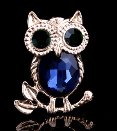 Broche de Cristal Búho Hecho a Mano - Joya Artesanal Exquisita - Image 9