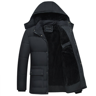 Chaqueta Acolchada de Algodón para Hombre Maduro - Image 12