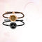Smart Couple Bracelet Pair Induction Milan Rope Negro Dorado