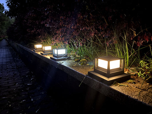 Lámpara Solar de Poste para Jardín y Patio - Image 11