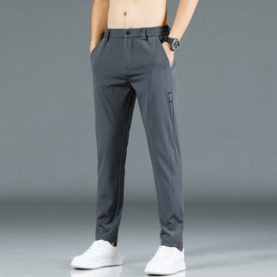 Pantalones Casuales para Hombre en Seda de Hielo - Image 10