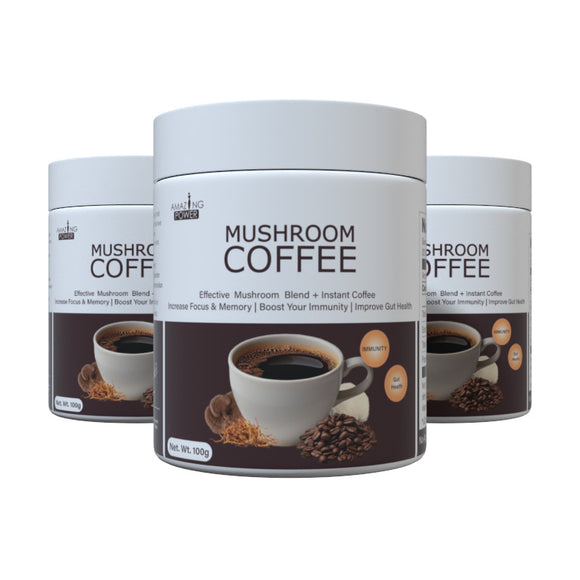 Café de Hongos Ganoderma y Cordyceps - Energía Natural