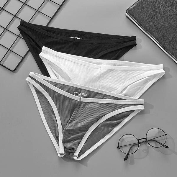 Calzoncillos Tipo Slip con Diseño en V y Refuerzo Anatómico