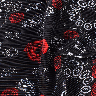 Pañuelo Grande Estampado Rosas Retro - Image 10