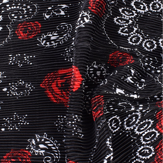 Pañuelo Grande Estampado Rosas Retro - Image 10