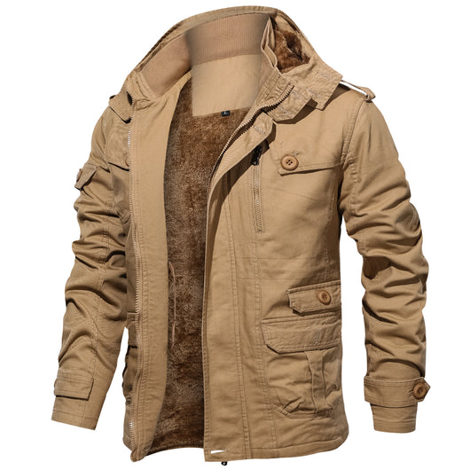 Chaqueta Acolchada Multi-bolsillos Premium Terciopelo Grueso - Image 23