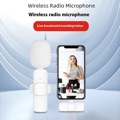 Micrófono Inalámbrico de Solapa Blanco - Clip Compacto para una Mano Libre - Image 15