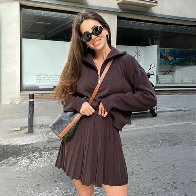 Falda Plisada Personalizada para Mujer - Conjunto de Moda - Image 7