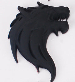 Emblema Totem Cabeza de Lobo - Adhesivo Metálico para Auto - Image 12