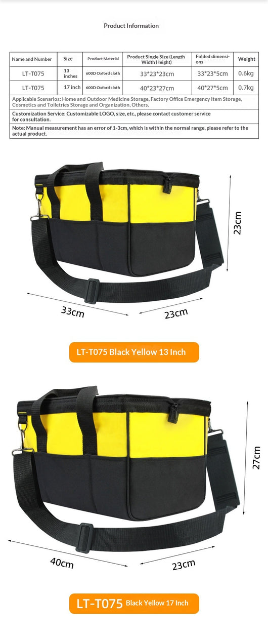 Bolsa Profesional para Herramientas Eléctricas con Correa de Hombro - Image 9