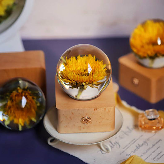 Luz Nocturna Girasol Flores Eternas - Regalo Navideño Decorativo - Image 7