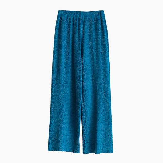 Pantalón Ancho de Lana Tejida con Caída Elegante para Mujer - Image 30