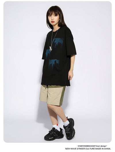 Playera Estampada Suelta para Parejas - Estilo Urbano - Image 16