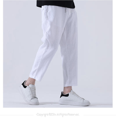 Pantalones Anchos Casuales Estilo Asiático para Hombre - Image 15