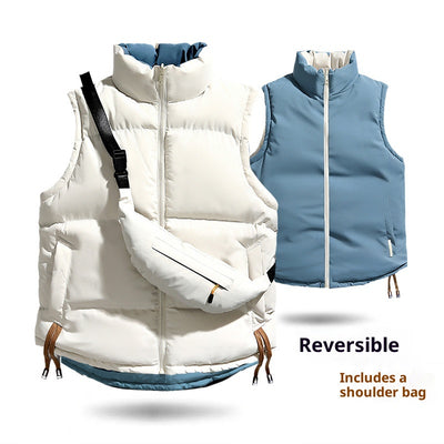 Chaleco Térmico Reversible de Algodón para Hombre y Mujer - Abrigo Invierno - Image 6
