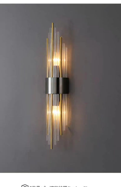 Lámpara de Cristal para Pared de TV - Iluminación Elegante para Sala de Estar - Image 23