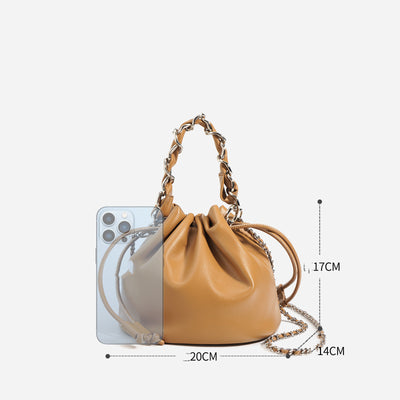 Bolso Crossbody de Cuero con Cordón Ajustable - Image 4