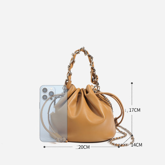 Bolso Crossbody de Cuero con Cordón Ajustable - Image 4