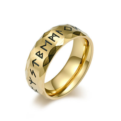 Anillo de Titanio Vikingo Vintage para Hombre - Image 11