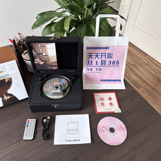 Reproductor CD Retro con Bluetooth y Parlante Integrado - Image 19