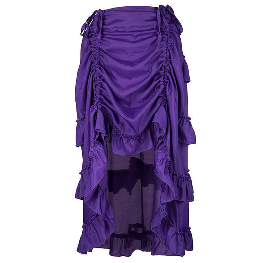 Falda Corset Irregular Piratas del Caribe - Estilo Gótico Corsé - Image 2