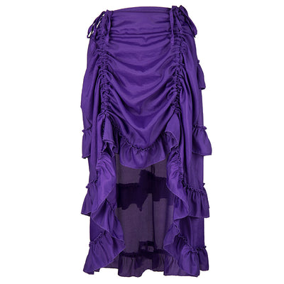Falda Corset Irregular Piratas del Caribe - Estilo Gótico Corsé - Image 2