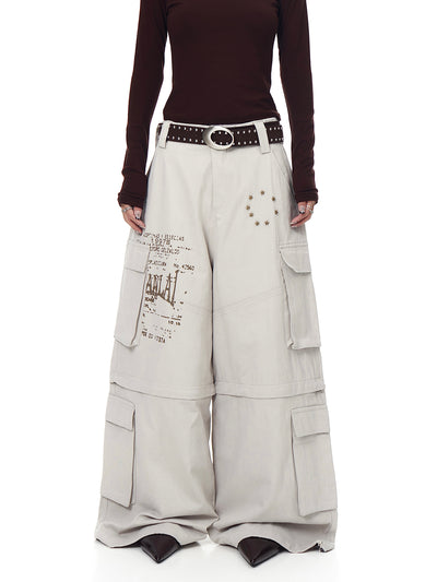 Pantalones Cargo Sueltos con Bolsillos Removibles - Image 19