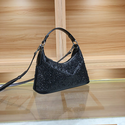 Bolso de Noche Elegante con Strass - Cartera de Gran Capacidad para Mujer - Image 9