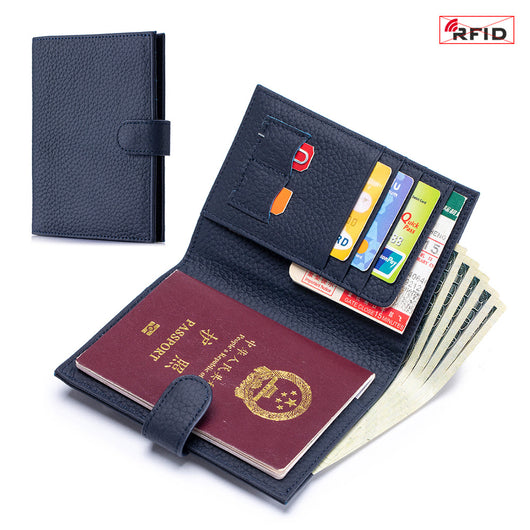Bolsa Pasaporte Ultradelgada de Cuero con Protección RFID - Image 19