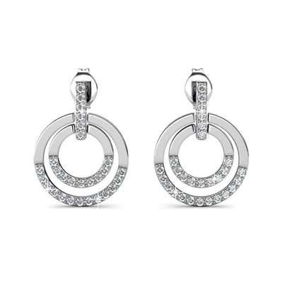 Aretes Geométricos de Cristal Elegantes y Minimalistas para Mujer - Image 6