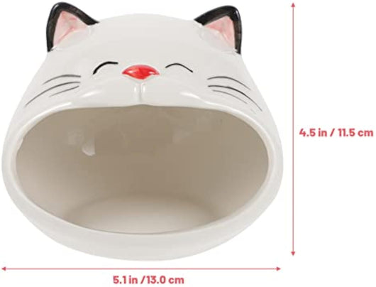 Casa Cerámica para Hámster con Forma de Gato - Refugio Fresco y Cómodo - Image 5