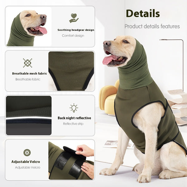 Chaleco Calmante para Perros - Chaqueta Antiestres y Ansiedad