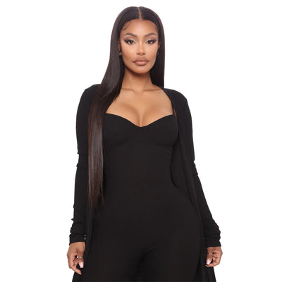 Jumpsuit Casual Mujer con Chaqueta Larga de Manga Larga - Image 7