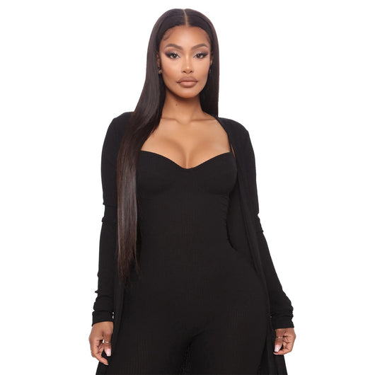 Jumpsuit Casual Mujer con Chaqueta Larga de Manga Larga - Image 7