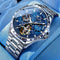 Brazalete De Acero Azul