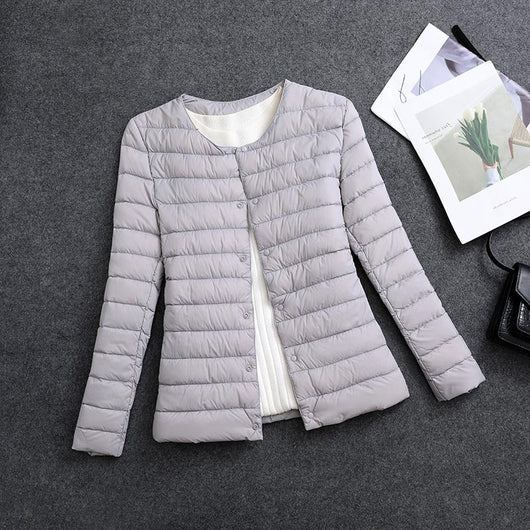 Chaqueta Térmica Ligera Cuello Redondo para Mujer - Image 10