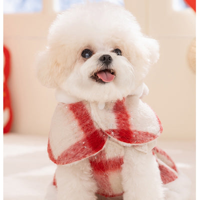 Vestido Navideño Cálido para Perro Bichón - Ropa de Invierno para Mascotas - Image 15