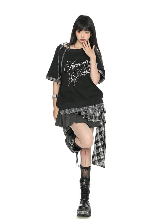 Camiseta Manga Corta para Mujer con Letras de Moño - Image 11