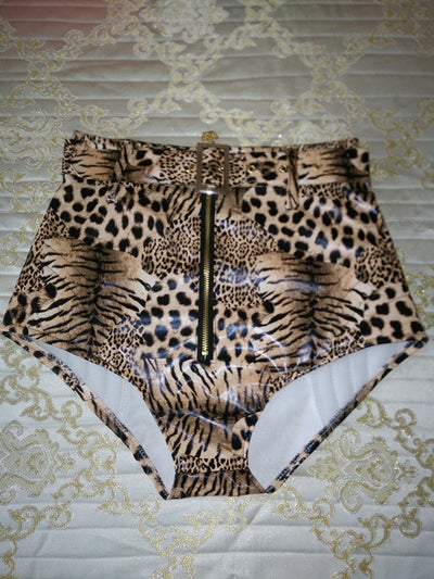 Shorts Talle Alto Fluorescente Ajustados para Mujer - Image 12