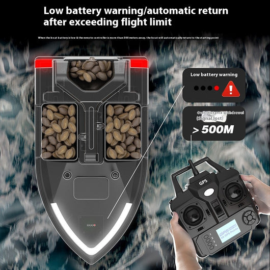 Bote de Pesca con Control Remoto y Posicionamiento GPS - Image 13