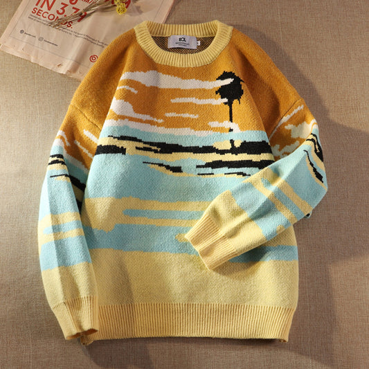 Suéter Retro Americano Oversized - Chaqueta Tejida Cómoda Estilo Coreano - Image 2