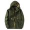 Chaqueta Casual Militar de Algodón Talla Grande Hombre