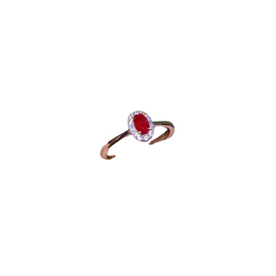 Anillo de Rubí Sangre de Paloma en Plata 925 - Image 8