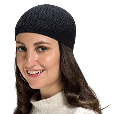 Abrigo Tejido Jacquard Onda Invierno - Calidez Neutra con Punta Reforzada - Image 11